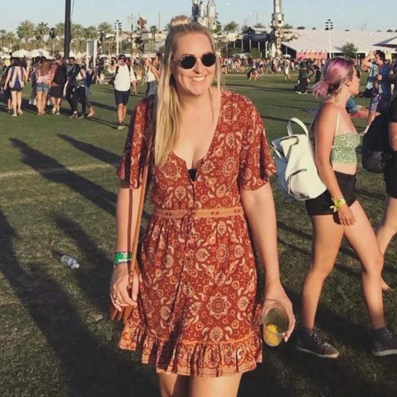 Mini boho dress